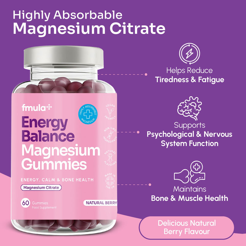 Energy Balance Magnesium Citrate Gummies fmula+